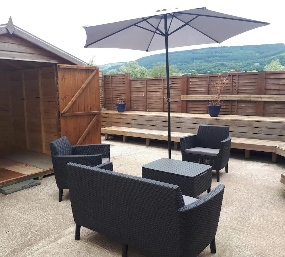 View of the Cynon Valley Mountains from Cottage 193