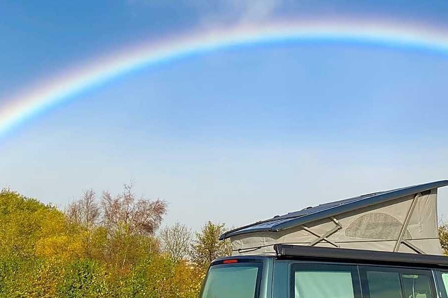 Camper van at Dare Valley Country Park