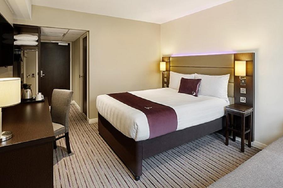 Bedroom at Premier Inn Aberdare