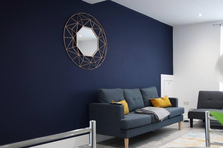 Living room at Station Terrace