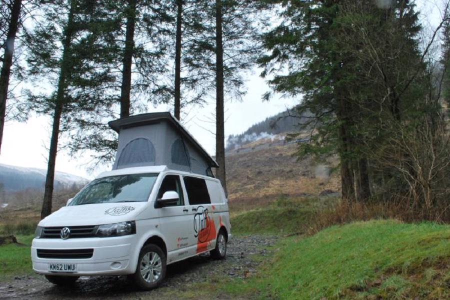 Campervan hire with Taffi campers