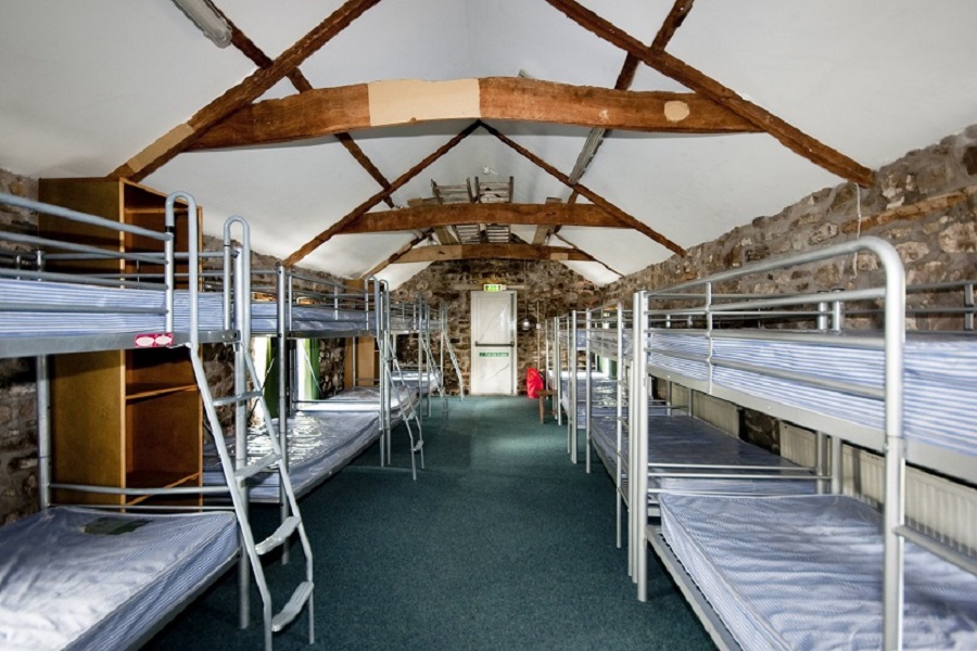 Bunk room for groups at Tyle Morgrug