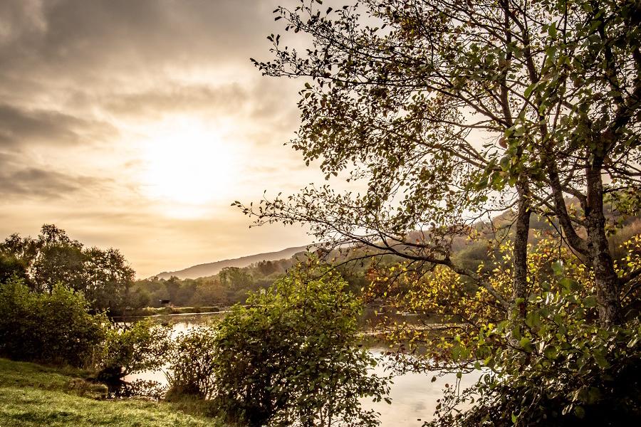 Views for miles at  Dare Valley Country Park