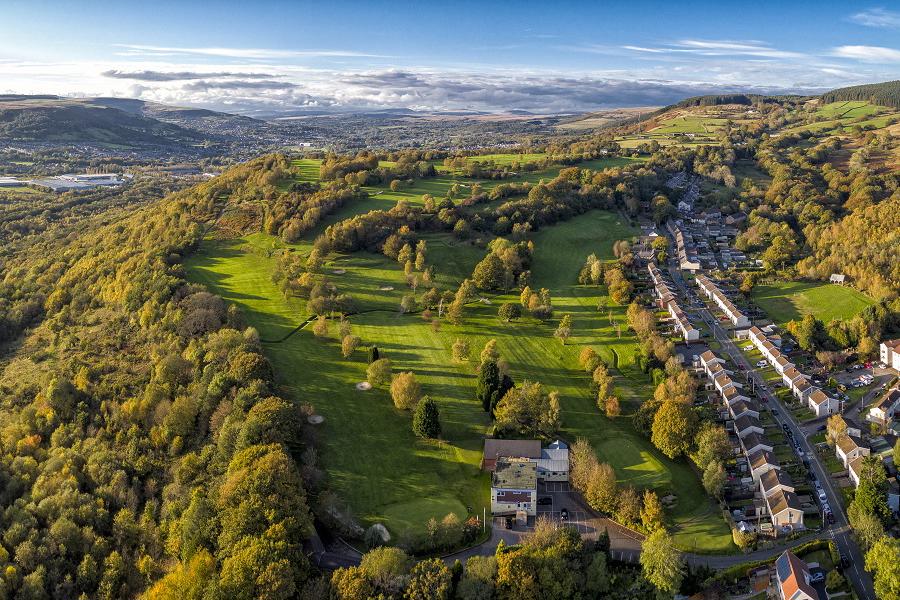 Play atop Cefn Pennar Mountain