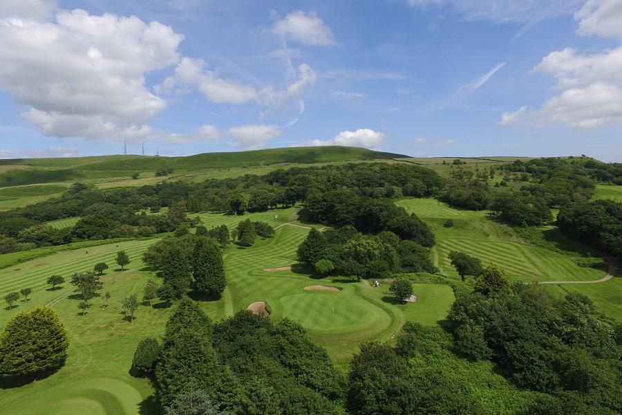 Smooth green at Pontypridd Golf Club