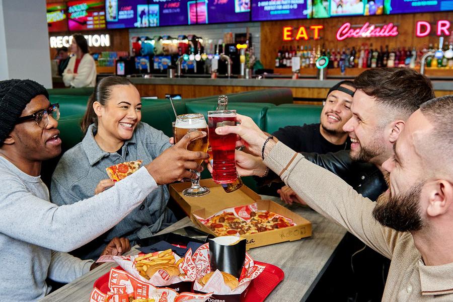 Food and drink at Tenpin Nantgarw