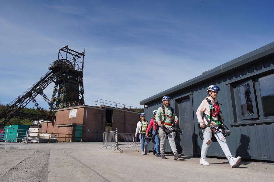 Industrial heritage and future adventures at Zip World Tower