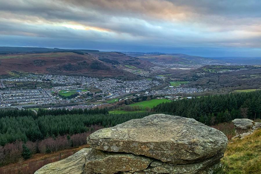 Enjoy views for miles on the Giant's Bite Walk. Pic by Louise Jones