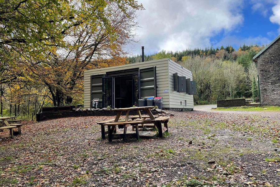 Caban Guto in the ancient woods