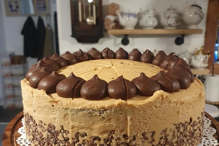Cake at the Vegan Coffi House