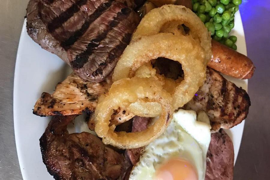 Mixed grill at Bwty Bach Catrin