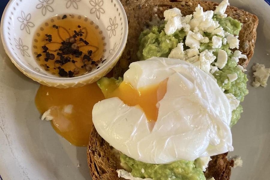 Healthy breakfast alternative at Olives Attic