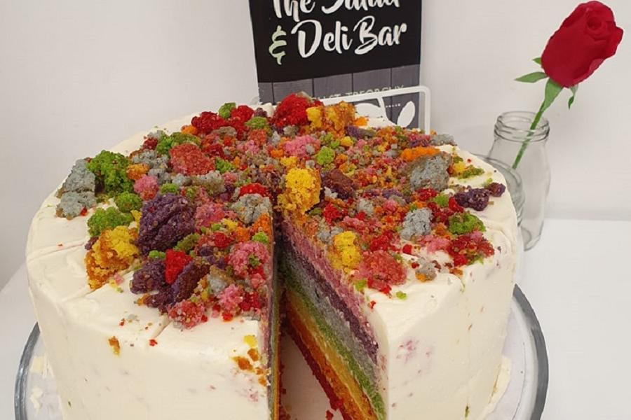 Home-made cakes at the Salad and Deli Bar