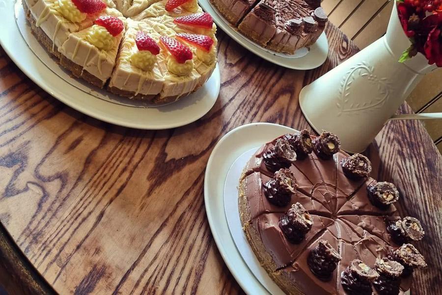 Home-made cakes at the Greenfield