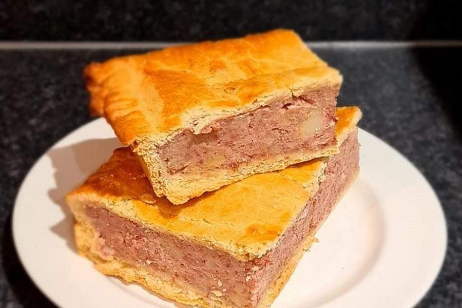 Home-made corned beef pie at Jellyfish Cafe