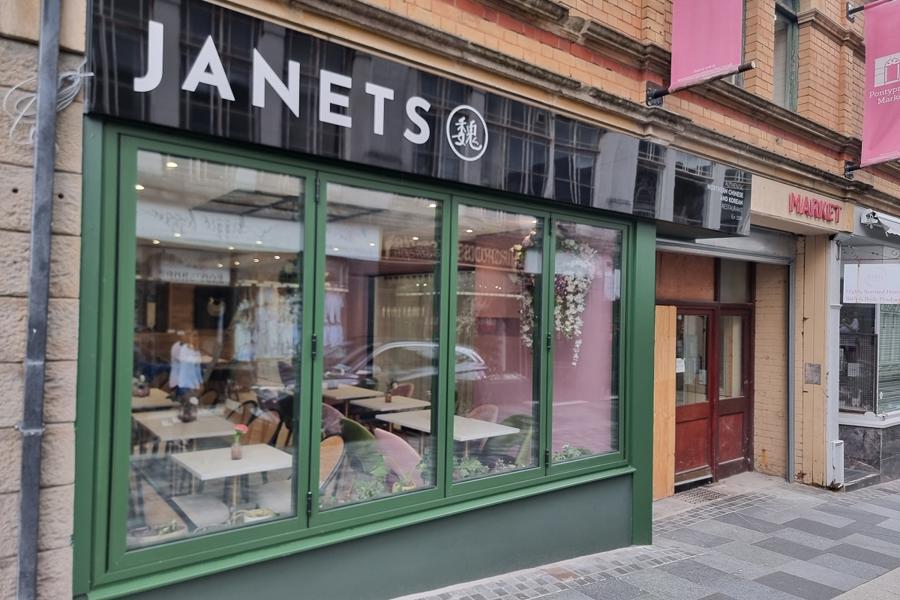 Janet's new location in Church Street