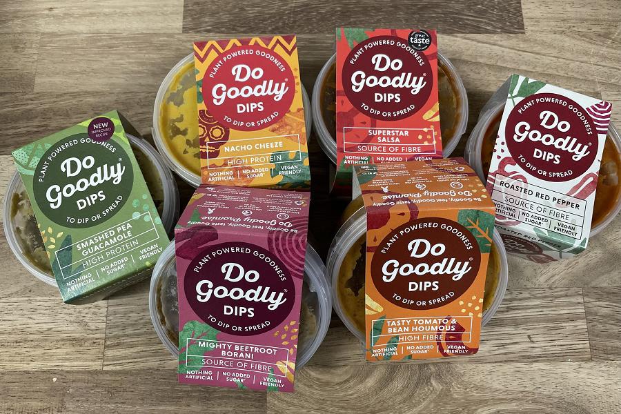 Llanelli's Do Goodly Vegan dips at Cwm Farm Shop