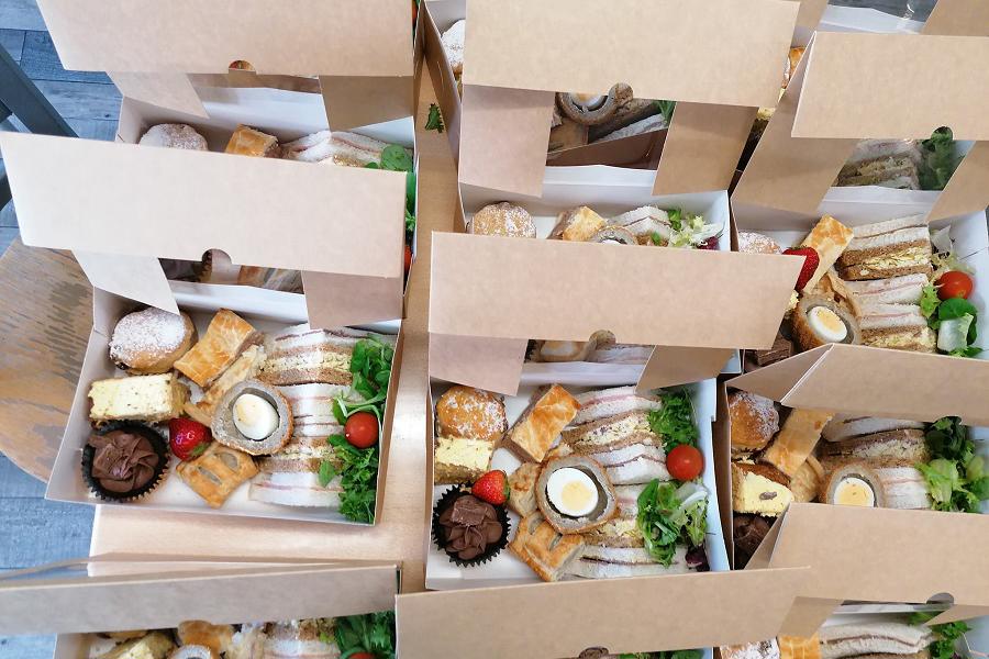Picnic box at The Cwtch