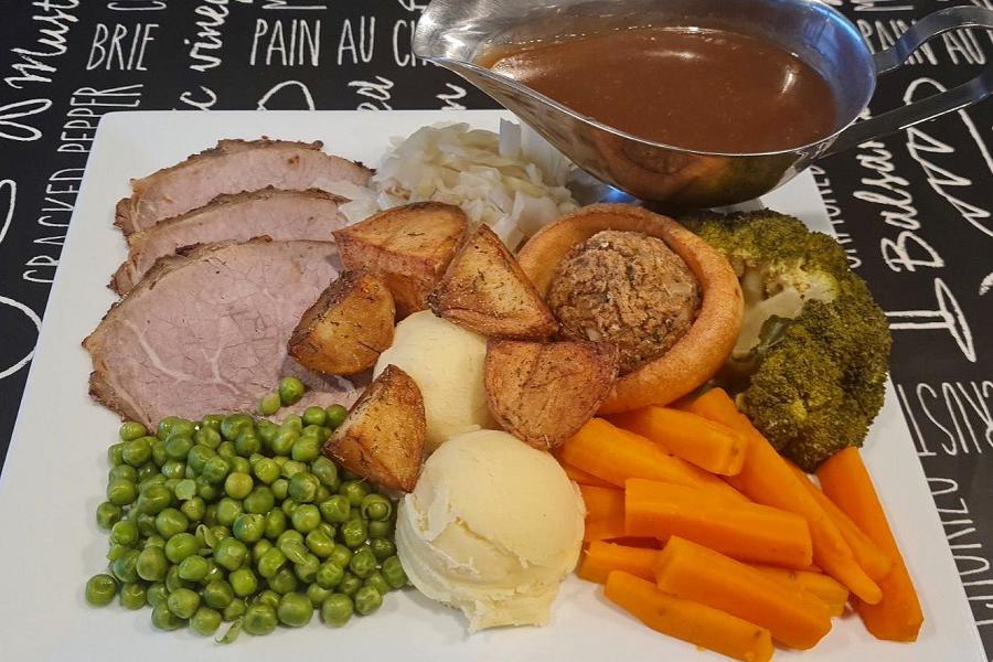 Roast dinner at the Best Cafe