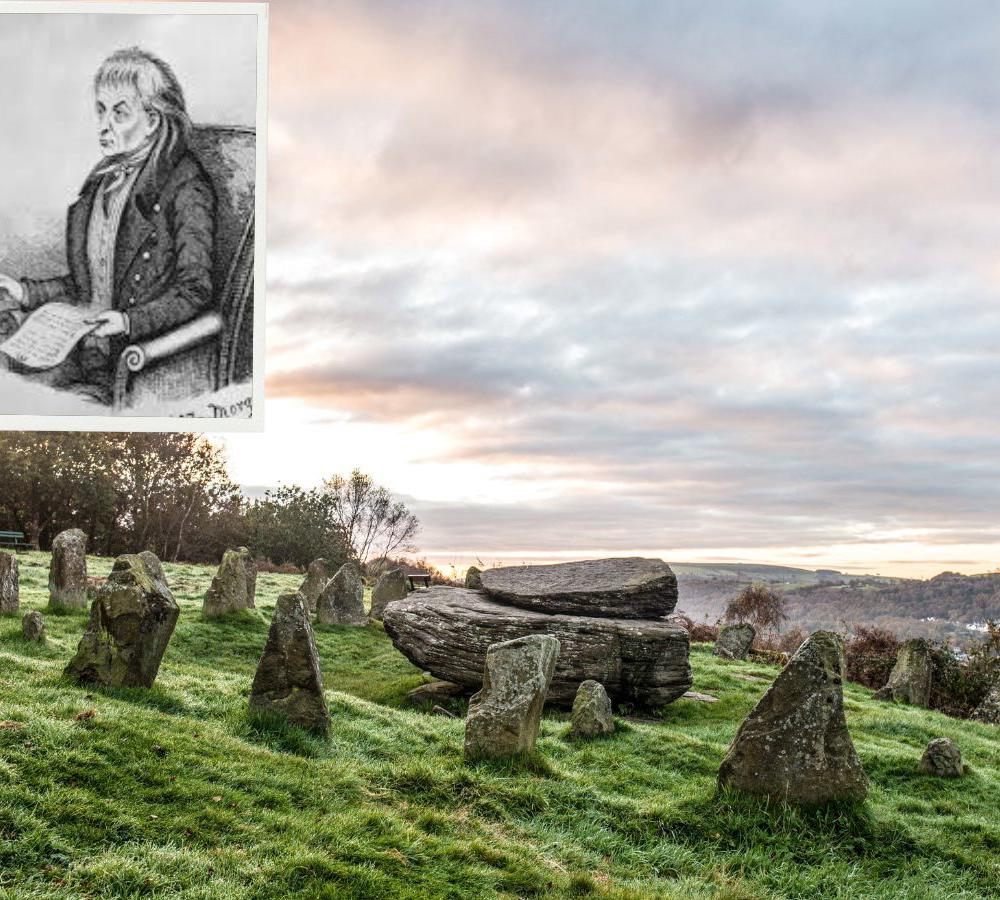 Pontypridd Common Rocking Stone and Iolo Morgannwg