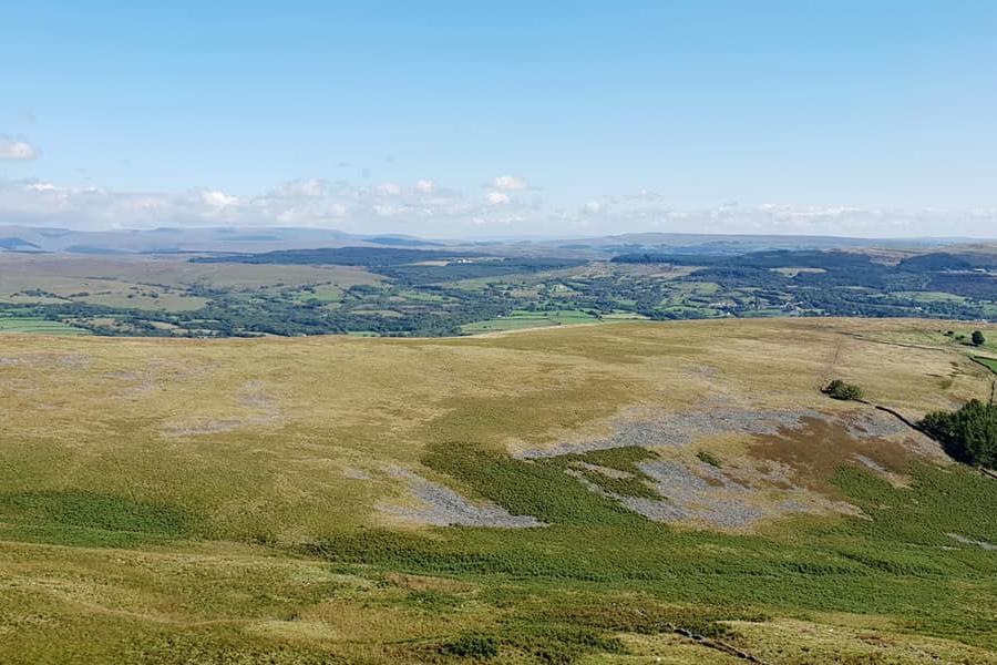 The view is the reward on the DVCP wind farm walk