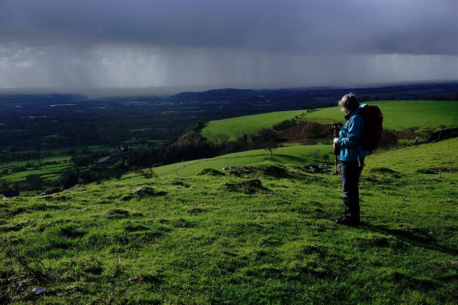 Looking down towards the Bristol Channel on the Gilfach Windmill Walk. Picture by Vale of Glamorgan Ramblers