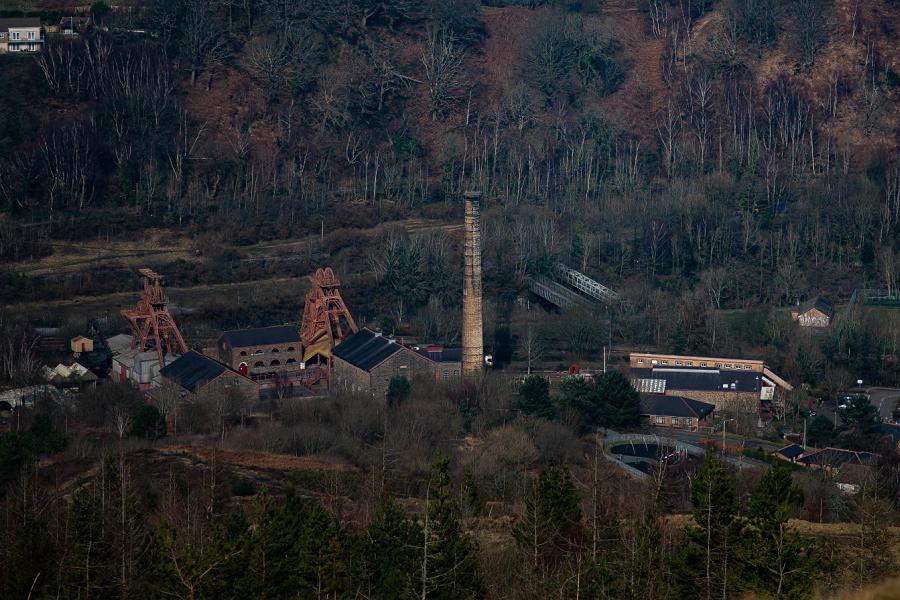 View of a Welsh Coal Mining Experience from Mynydd Gelliwion Pic Gareth Davies