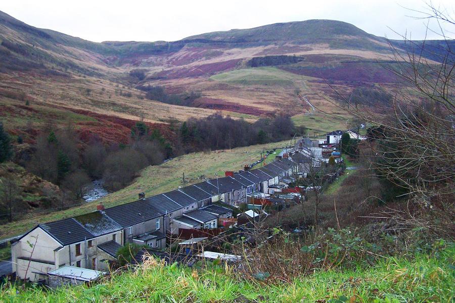 You will pass Railway Terrace on the Cwmparc Pathway of Hope walk. Picture by Ian Ashley Price